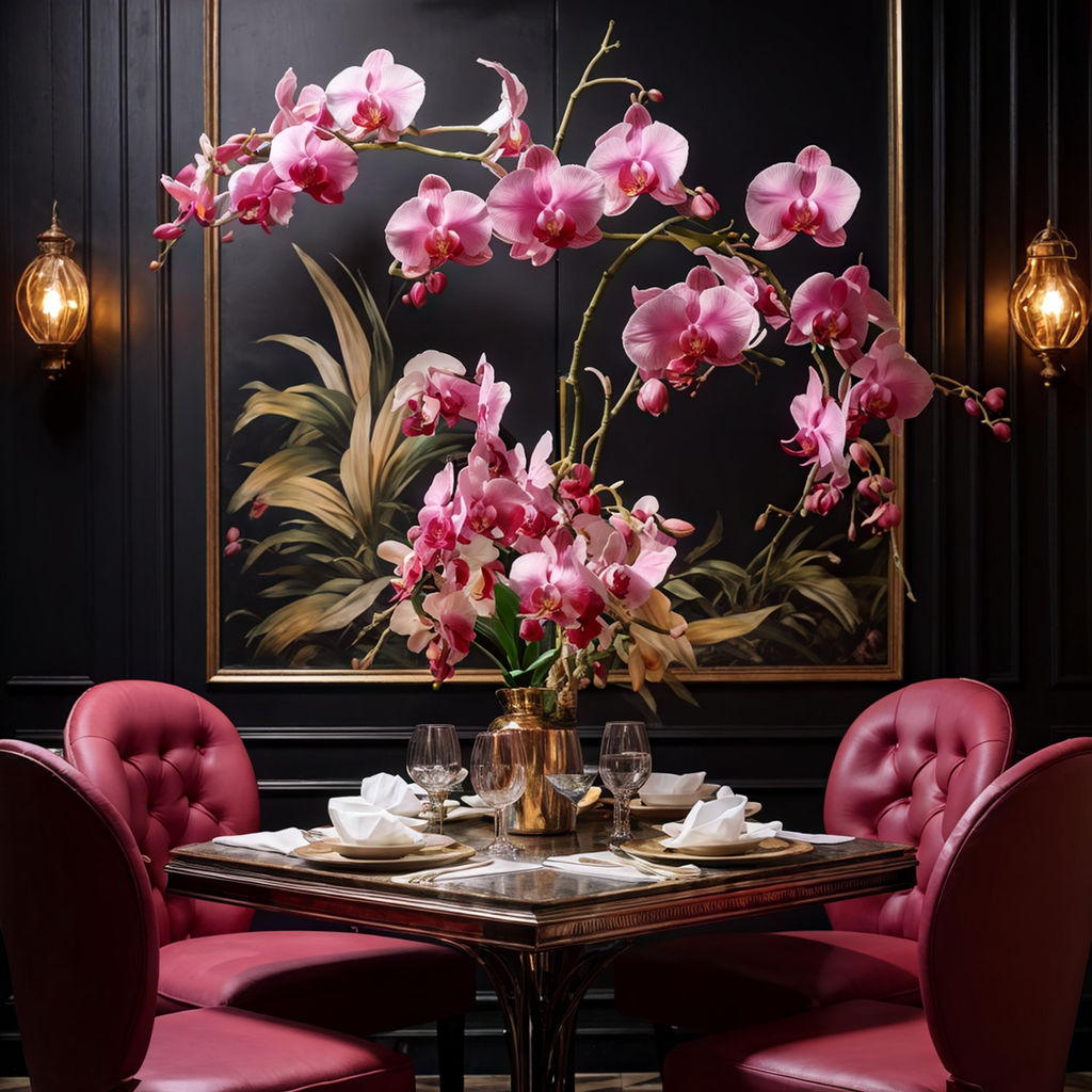 Композиции из орхидей: элегантность и изысканность
