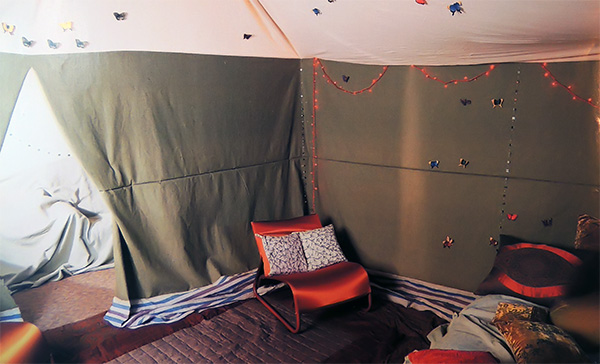 Комната-шатер на день рождения